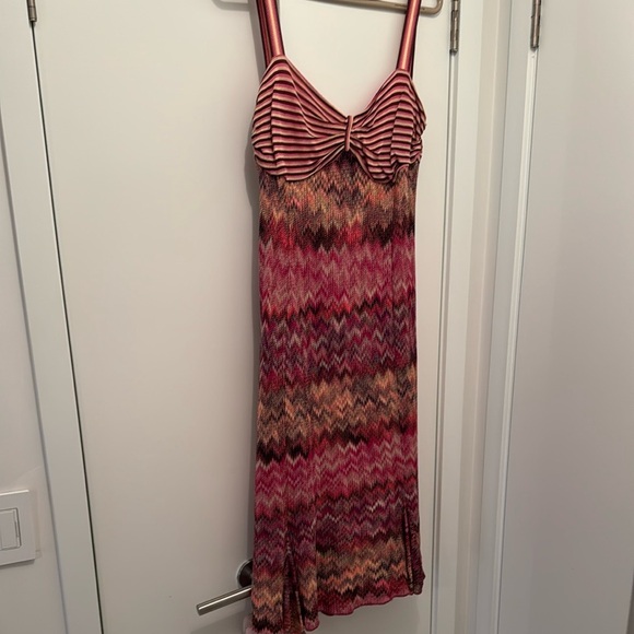 Missoni Dresses & Skirts - Missoni Zig Zag dress - pink, red, brown tones